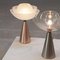Lampe de Bureau Lotus Blanche Nickelée Mat par Serena Confalonieri pour Mason Editions 1