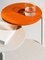 Tavolo Triplo piccolo grigio e zucca arancione di Martina Bartoli per Mason Editions, Immagine 2
