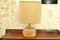 Italian Wicker Table Lamp, 1960s, Image 3