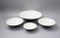 Vintage Bauhaus Black & White Urbino Bowl Set by Trude Petri for KPM Berlin, Image 3