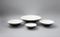 Vintage Bauhaus Black & White Urbino Bowl Set by Trude Petri for KPM Berlin, Image 2