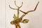 Extra Large German Hand-Made Brass Deer by Gilde Handwerk 3