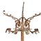 Art Nouveau Bronze and Brass Coat Rack, Image 2