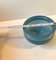 Vintage Blue Murano Glass Footed Bowl, 1960s 5