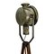 Vintage Industrial Gray Enamel Tripod Spot Light, Image 4