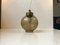 Scandinavian Smoked Glass Ball Pendant Light, 1960s 1