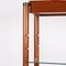 Vintage English Wooden and Glass Bookshelf with Light, 1960s 6