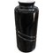 Vintage Black & White Murano Glass Vase from De Majo Murano, 1970s 1