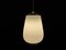 Opaline Glass & Brass Pendant from Lyfa, 1950s, Image 5