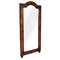 Large Antique Solid and Walnut Veneer Floor Mirror 1