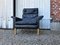 Mid-Century Black Leather Highback Lounge Chair by Hans Olsen for CS Mobelfabrik, 1960s 3