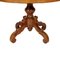 20th-Century Baroque Round Walnut Veneer Table, Image 3