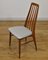 Mid-Century Danish Teak Eva Chairs by Niels Koefoed for Hornslet Møbelfabrik, 1960s, Set of 4, Image 9