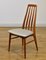 Mid-Century Danish Teak Eva Chairs by Niels Koefoed for Hornslet Møbelfabrik, 1960s, Set of 4, Image 1