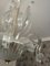 Lámpara de araña Mid-Century moderna de cristal de Fritz Kurz para Orrefors, Imagen 6