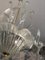 Lámpara de araña Mid-Century moderna de cristal de Fritz Kurz para Orrefors, Imagen 2