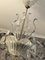 Lámpara de araña Mid-Century moderna de cristal de Fritz Kurz para Orrefors, Imagen 7