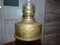 Lámpara de aceite de mesa modernista antigua de latón, Imagen 4