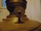 Lámpara de aceite de mesa modernista antigua de latón, Imagen 6