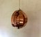 Danish Copper Moon Pendant Lamp by Werner Schou for Coronell, 1960s, Image 7