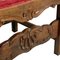 19th Century Hand Carved Walnut Ecclesiastical Throne Chair 3