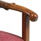 19th Century Hand Carved Walnut Ecclesiastical Throne Chair 5