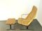 514C Set with Rattan Lounge Chair & Ottoman by Dirk van Sliedregt for Gebroeders Jonkers Noordwolde, 1960s 1