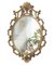 Antiker venezianischer Spiegel im Jugendstil aus vergoldeter Bronze 1