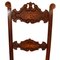 Venetian Gothic Style Carved Walnut Side Chairs, 1800s, Set of 2, Image 4