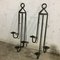 Wrought Iron Wall Candleholders, 1950s, Set of 2 6
