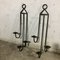 Wrought Iron Wall Candleholders, 1950s, Set of 2 5