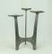 Mid-Century Brutalist Style Iron Candleholder 10