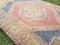 Vintage Pastel Wool Oushak Rug 4