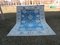 Large Vintage Blue Wool Oushak Carpet 2