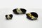 Murano Glass Black Pope Plates by Stefano Birello for VeVe Glass, 2019, Set of 3 1