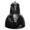 Lámpara colgante industrial vintage grande de esmalte negro y hierro fundido, Imagen 1