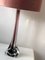 Burgundy Table Lamps by Paul Kedelv for Flygsfors, 1960s, Set of 2, Image 4