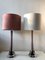 Burgundy Table Lamps by Paul Kedelv for Flygsfors, 1960s, Set of 2 1