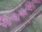 Tappeto da corridoio Kilim vintage rosa, Turchia, Immagine 5