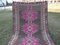 Grand Tapis de Couloir Kilim Vintage Rose, Turquie 7