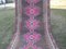 Grand Tapis de Couloir Kilim Vintage Rose, Turquie 6