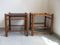 Hocker aus Holz und Sisal, 1960er, 2er Set 16