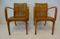 Wooden Patio Slat Armchairs, 1930s, Set of 2 1