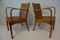 Wooden Patio Slat Armchairs, 1930s, Set of 2 8