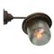 Vintage Industrial Cast Iron & Glass Wall Light, Image 5