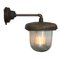 Vintage Industrial Cast Iron & Glass Wall Light, Image 1