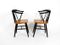 Mid-Century Solid Wood Armchairs with Teak Seats, Set of 2 2