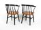 Mid-Century Stühle aus Massivholz mit Sitz aus Teak, 2er Set 3