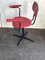 Red & Black Desk Chairs, 1960s, Set of 2 9