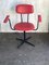 Red & Black Desk Chairs, 1960s, Set of 2 6